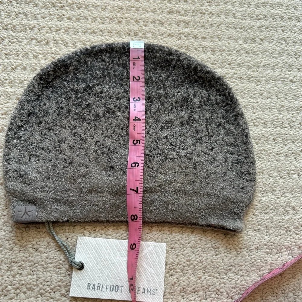 Barefoot Dreams Storm Gray-Dark Brown CozyChic Lite Confetti Beanie
